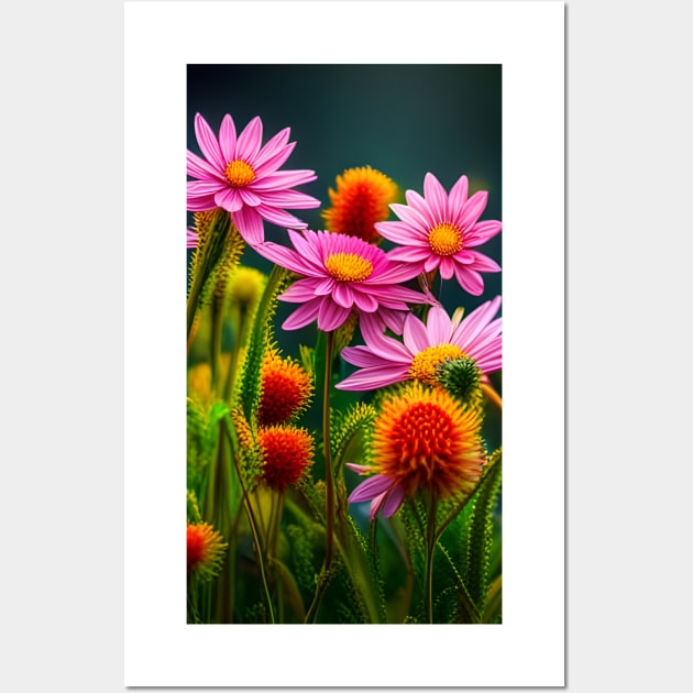 Flower Blooming Wall Art by SmartPufferFish